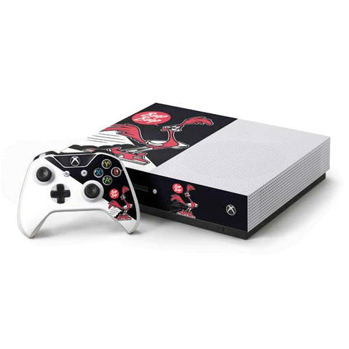 Looney Tunes Retro Road Runner Xbox One S Console and Controller Bundle Skin