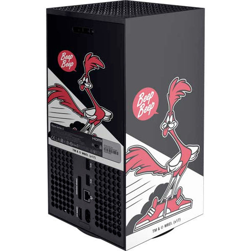 Looney Tunes Retro Road Runner XBox Series X Digital Edition Console Skin