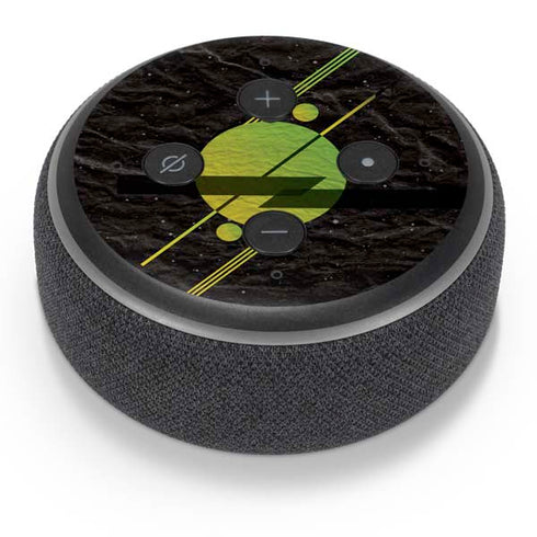 Retro Space Amazon Echo Dot Skin