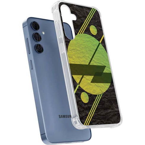 Retro Space Galaxy A35 5G Clear Case