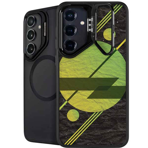 Retro Space Galaxy S26 Kickstand Case