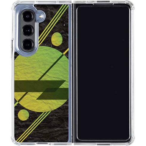 Retro Space Galaxy Z Fold5 5G Clear Case