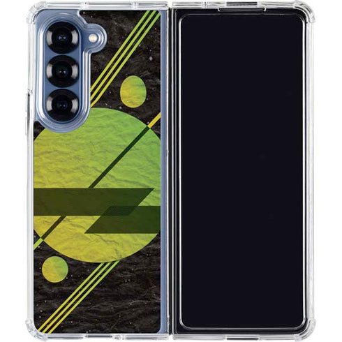 Retro Space Galaxy Z Fold7 Clear Case