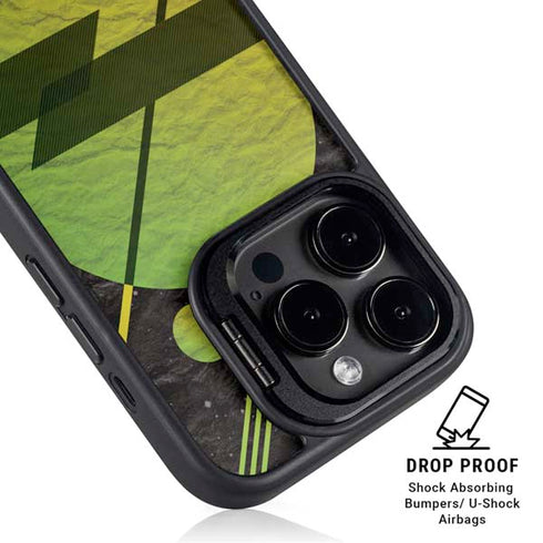 Retro Space iPhone 14 Pro Kickstand Case