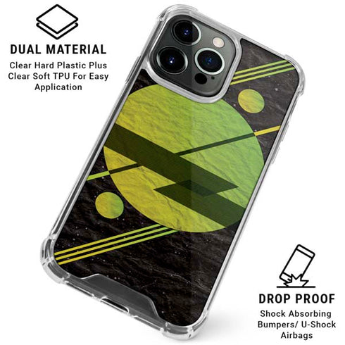 Retro Space iPhone 16 Pro Max Clear Case