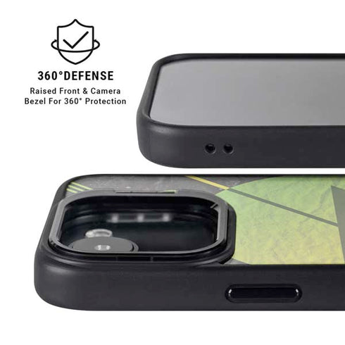 Retro Space iPhone 16e Kickstand Case