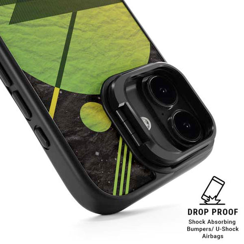 Retro Space iPhone 17 Kickstand Case