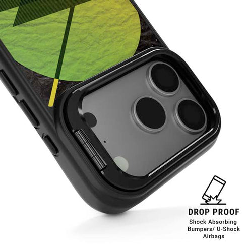 Retro Space iPhone 17 Pro Kickstand Case