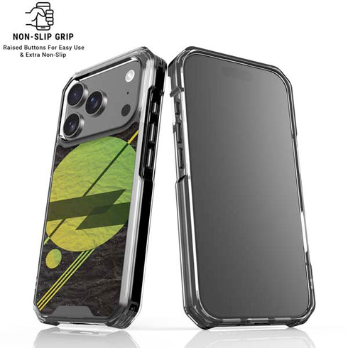 Retro Space iPhone 18 Pro Clear Case