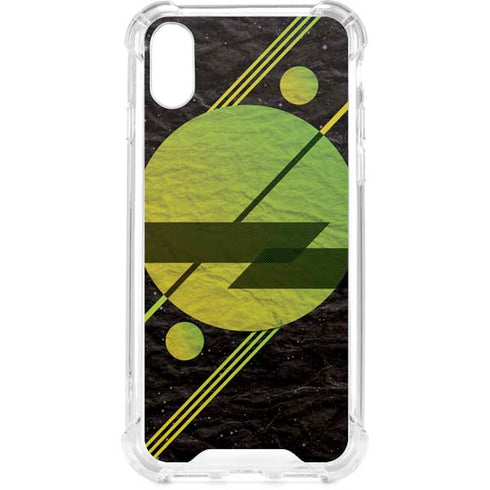 Retro Space iPhone XS Clear Case
