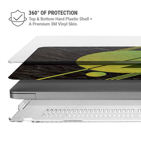 Retro Space MacBook Pro 14in (2021-24) Case plus Skin