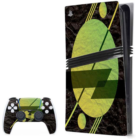 Retro Space PS5 Pro Bundle Skin