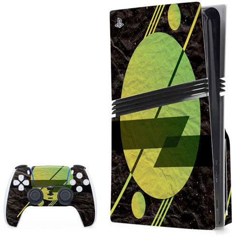 Retro Space PS5 Pro Disk Bundle Skin