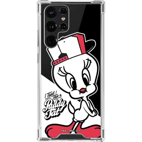 Looney Tunes Retro Tweety Bird Galaxy S22 Ultra Clear Case