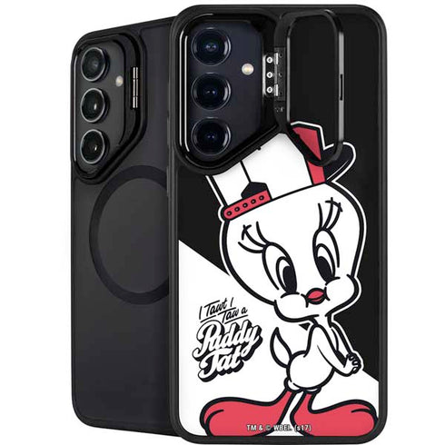 Looney Tunes Retro Tweety Bird Galaxy S24 FE Kickstand Case