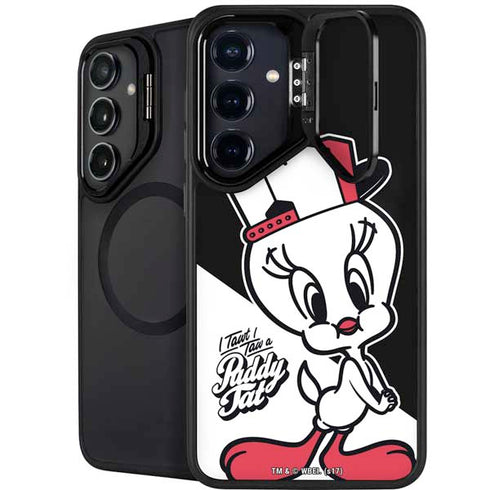 Looney Tunes Retro Tweety Bird Galaxy S25 Kickstand Case