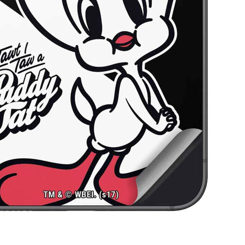 Looney Tunes Retro Tweety Bird Galaxy S24 Plus Skin