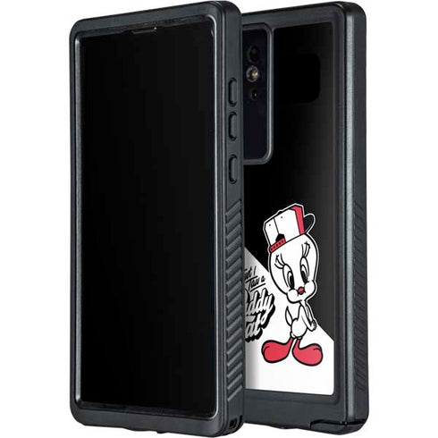 Looney Tunes Retro Tweety Bird Galaxy S24 Ultra Waterproof Case