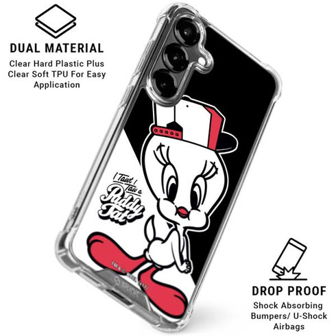 Looney Tunes Retro Tweety Bird Galaxy S26 Clear Case