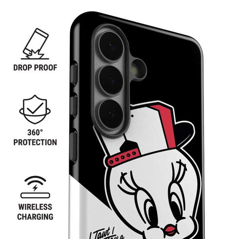 Looney Tunes Retro Tweety Bird Galaxy S26 Plus Impact Case