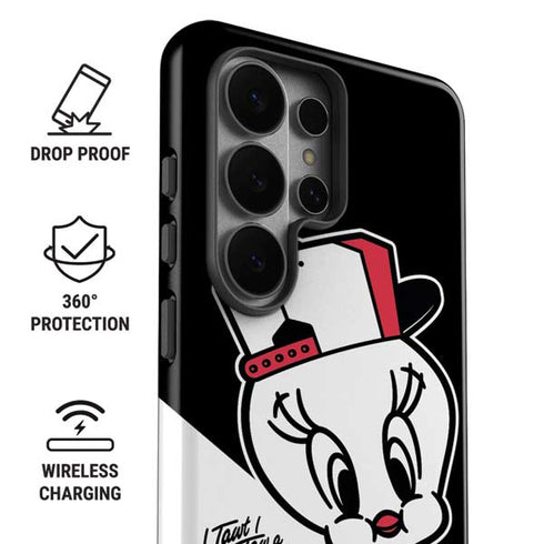 Looney Tunes Retro Tweety Bird Galaxy S26 Ultra Impact Case