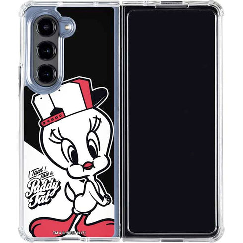 Looney Tunes Retro Tweety Bird Galaxy Z Fold5 5G Clear Case