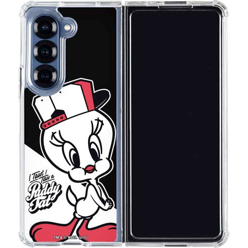 Looney Tunes Retro Tweety Bird Galaxy Z Fold6 Clear Case