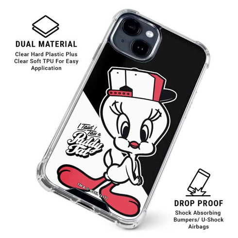 Looney Tunes Retro Tweety Bird iPhone 15 Clear Case