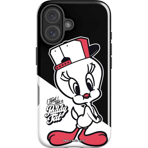Looney Tunes Retro Tweety Bird iPhone 16 Impact Case