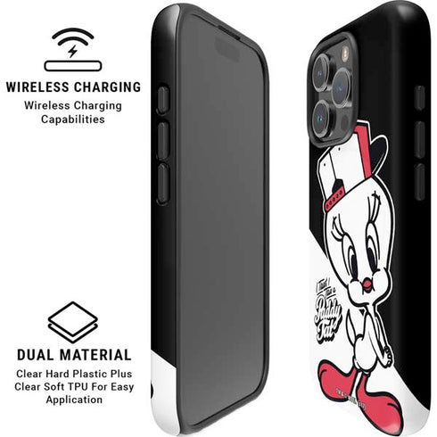 Looney Tunes Retro Tweety Bird iPhone 16 Pro Max Magsafe Impact Case