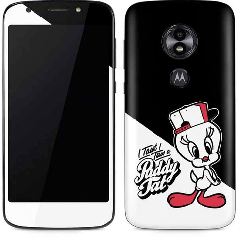 Looney Tunes Retro Tweety Bird Moto E5 Play Skin