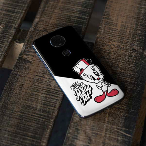 Looney Tunes Retro Tweety Bird Moto E5 Plus Skin