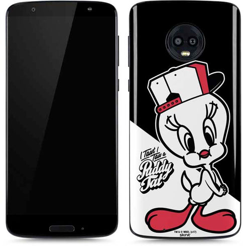 Looney Tunes Retro Tweety Bird Moto G6 Skin