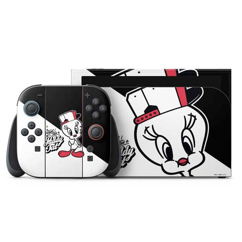 Looney Tunes Retro Tweety Bird Nintendo Switch 2 (2025) with Joy-Con Skin