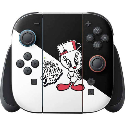 Looney Tunes Retro Tweety Bird Nintendo Switch 2 (2025) Joy-Con Controller Skin