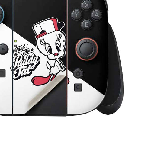 Looney Tunes Retro Tweety Bird Nintendo Switch 2 (2025) Joy-Con Controller Skin