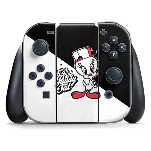 Looney Tunes Retro Tweety Bird Nintendo Switch (2017-2021) Joy-Con Controller Skin