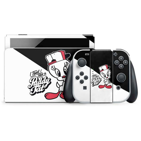 Looney Tunes Retro Tweety Bird Nintendo Skins
