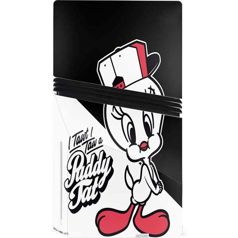 Looney Tunes Retro Tweety Bird PS5 Pro Disk Bundle Skin