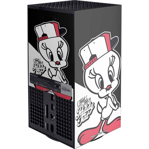 Looney Tunes Retro Tweety Bird XBox Series X Digital Edition Console Skin