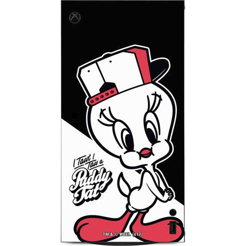 Looney Tunes Retro Tweety Bird XBox Series X Digital Edition Console Skin