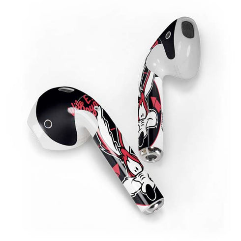 Looney Tunes Retro Wile E Coyote Apple AirPods Skin