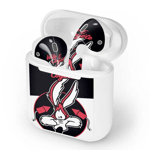 Looney Tunes Retro Wile E Coyote Apple AirPods Skin