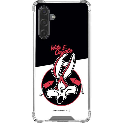Looney Tunes Retro Wile E Coyote Galaxy A17 Clear Case