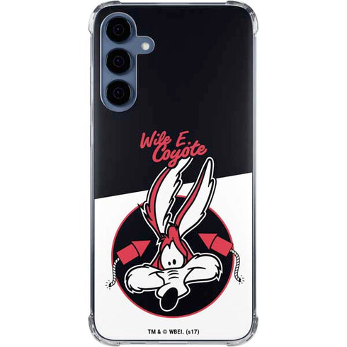 Looney Tunes Retro Wile E Coyote Galaxy A35 5G Clear Case