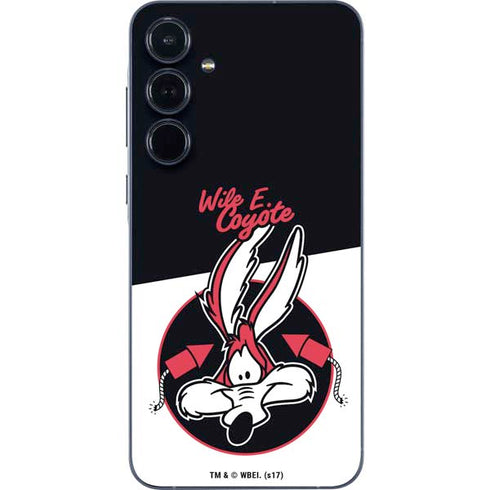 Looney Tunes Retro Wile E Coyote Galaxy A55 5G Skin