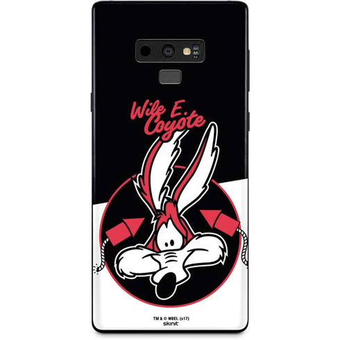 Looney Tunes Retro Wile E Coyote Galaxy Note 9 Skin