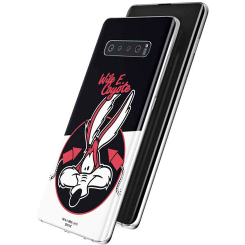 Looney Tunes Retro Wile E Coyote Galaxy S10 Plus Skin