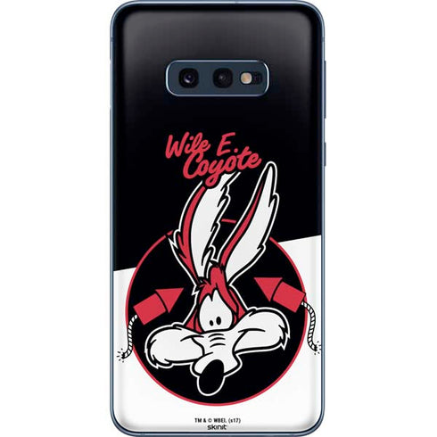 Looney Tunes Retro Wile E Coyote Galaxy S10e Skin