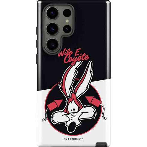 Looney Tunes Retro Wile E Coyote Galaxy S23 Ultra Pro Case